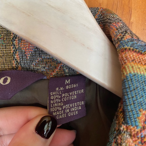 Vintage Patterned Blazer - Picture 5 of 10